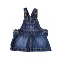 Salopetă de blugi in extenso, mărimea 0-3 luni