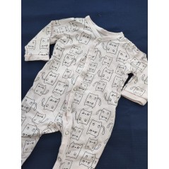 Salopetă fete Fox&Bunny, 0-3 luni