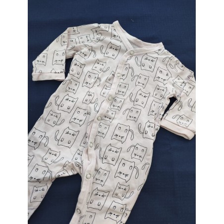 Salopetă fete Fox&Bunny, 0-3 luni