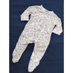 Salopetă fete Fox&Bunny, 0-3 luni