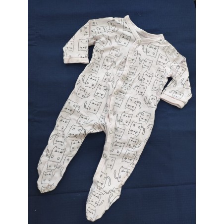 Salopetă fete Fox&Bunny, 0-3 luni