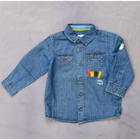 Cămașă blugi CoolClub, 9-12 luni