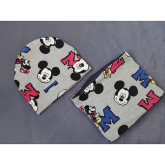 Set căciuliță+fular copii, 6 luni