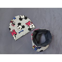 Set căciuliță+fular copii, 6 luni