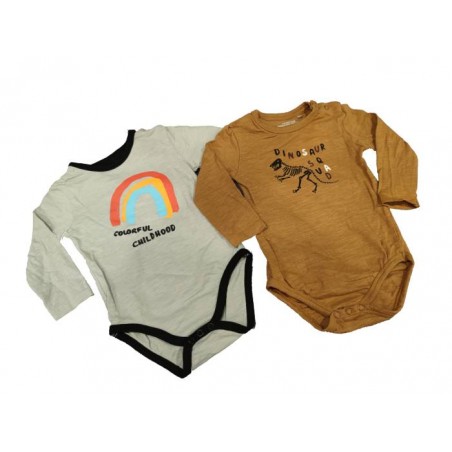 Set body băieți Reserved, 3-6 luni