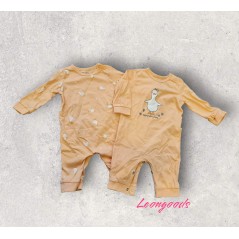 Set 2xSalopetă Fox&Bunny, 0-3 luni