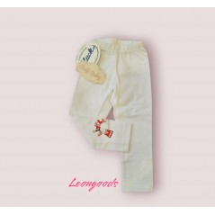 Colanți albi fete, 6-9 luni