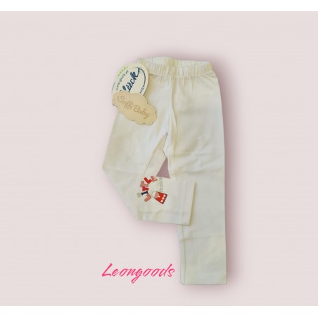 Colanți albi fete, 6-9 luni