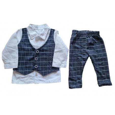 Compleu subțire elegant băieți, 6 luni